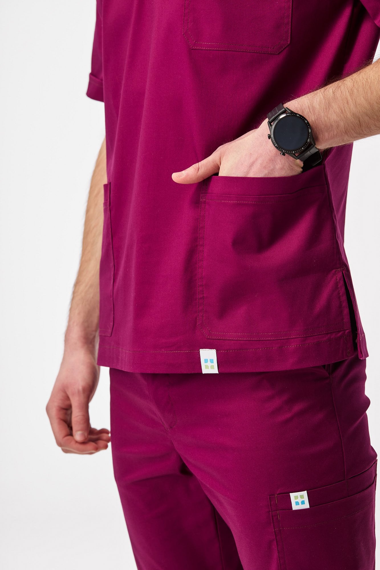 emanno-axis-cotton-tamna magenta-detalj