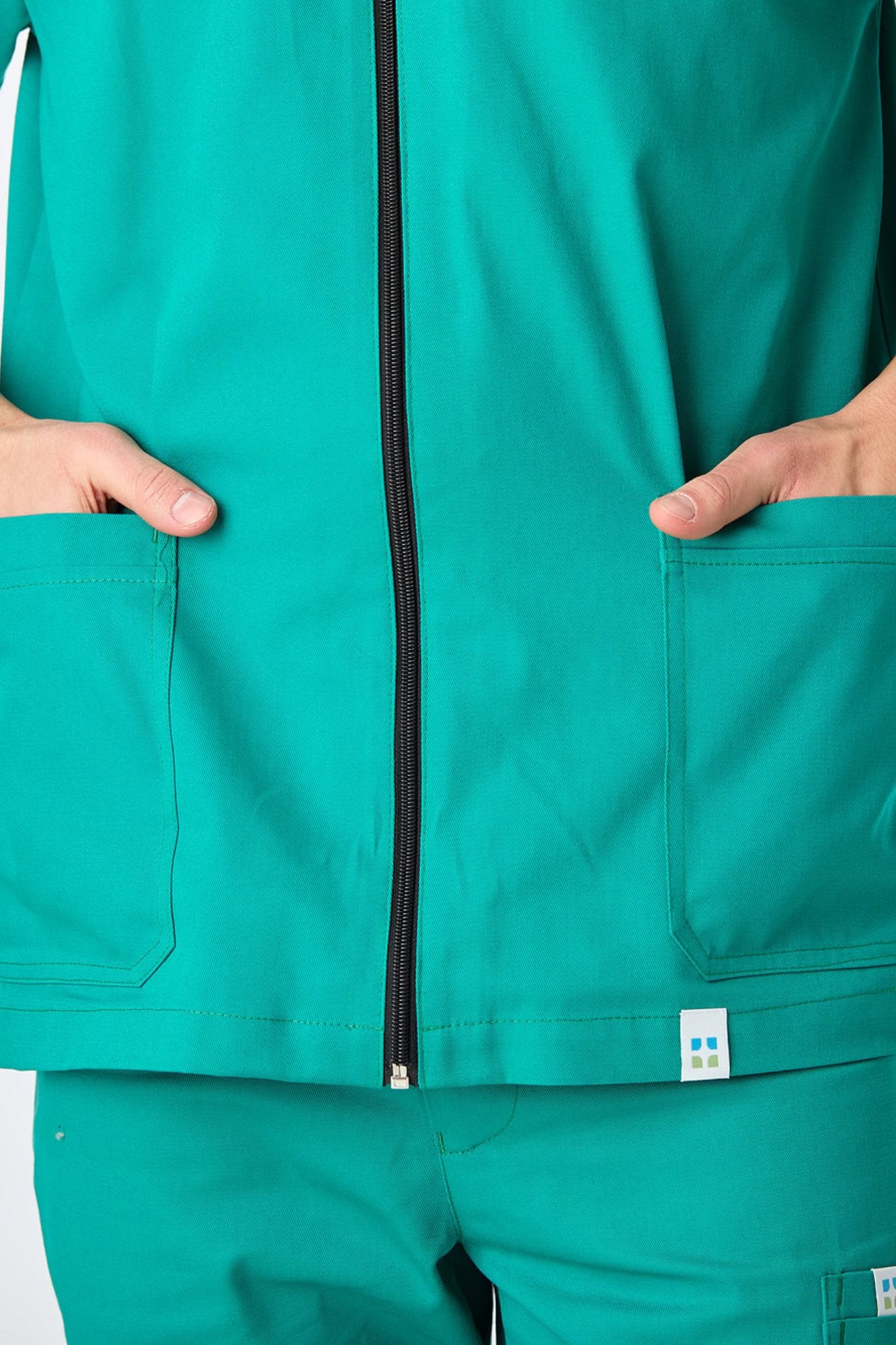 emanno-care-cotton-hirurško zelena zelena-detalj