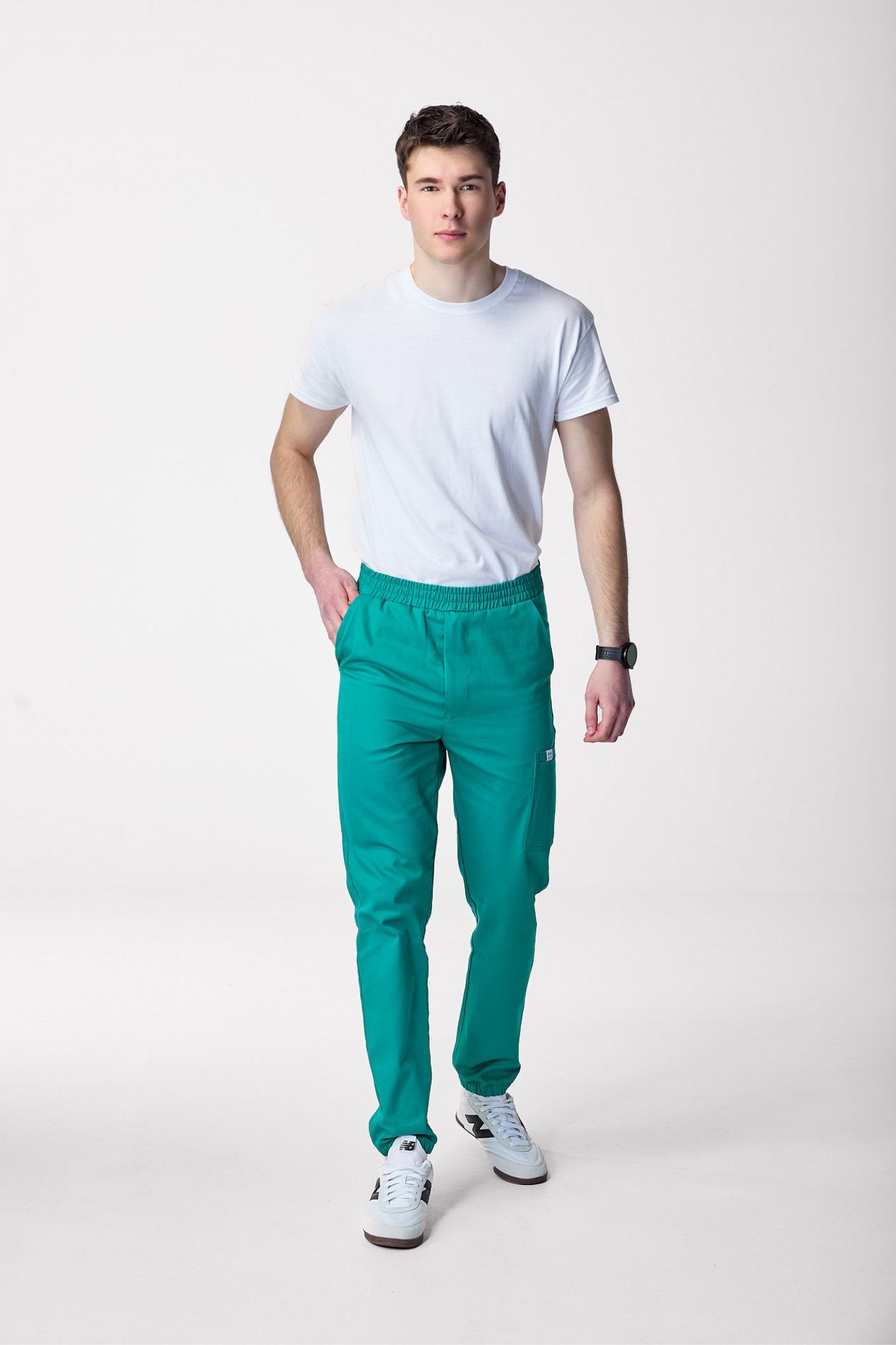 emanno-shift-cotton-hirurško zelena-prednja