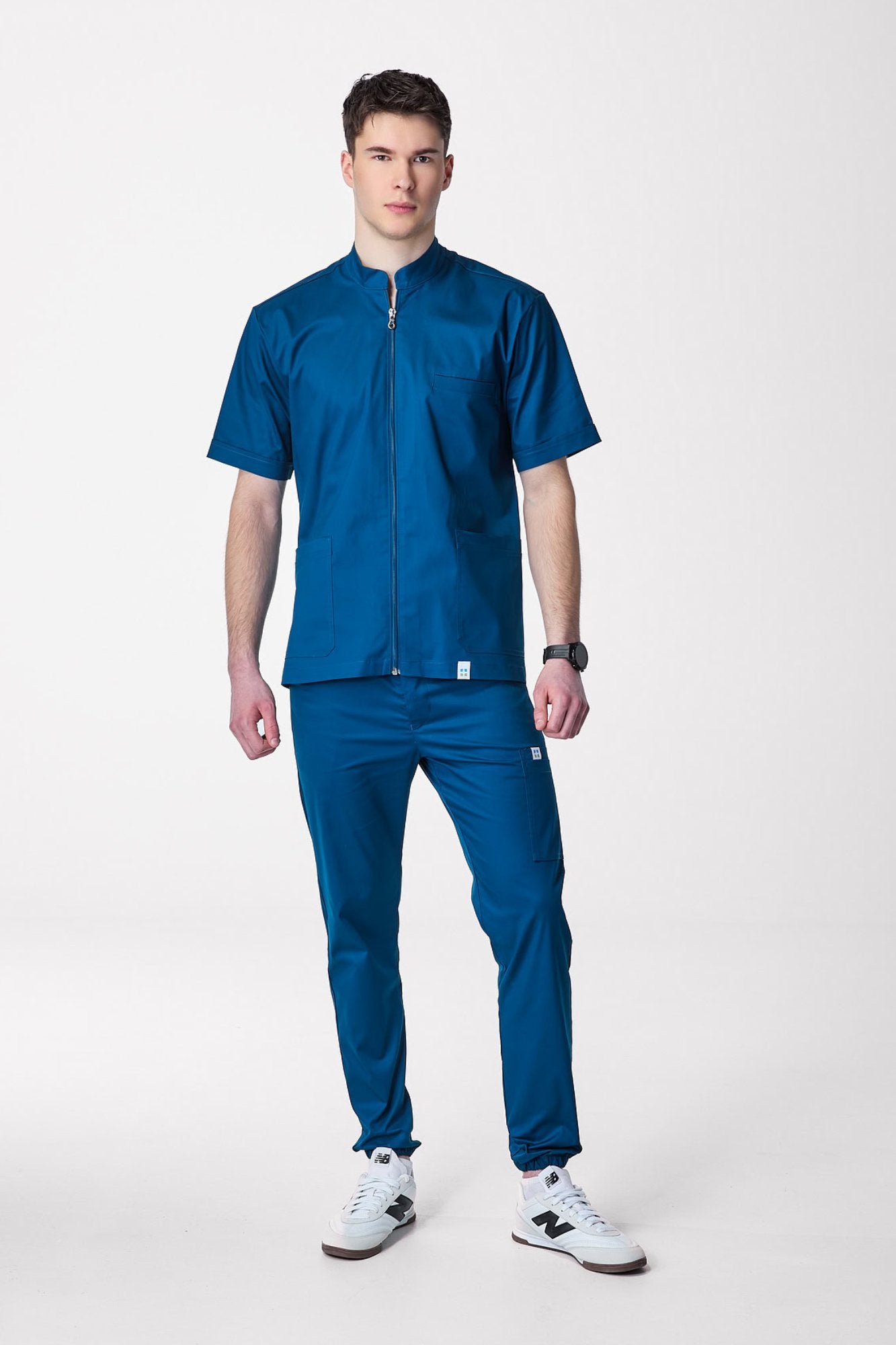 emanno-shift-cotton-petrolej plava-prednja