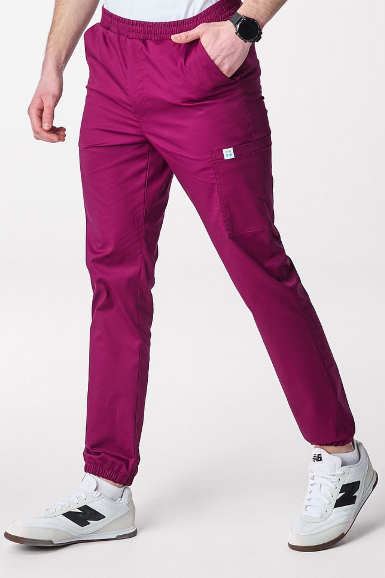 emanno-shift-cotton-tamna magenta-detalj