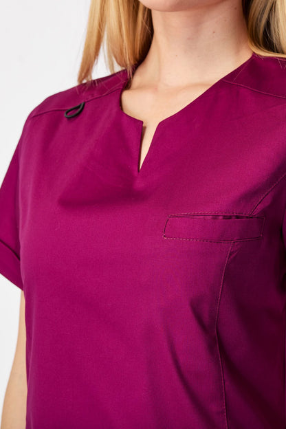 emanno-vital-cotton-tamna magenta-detalj